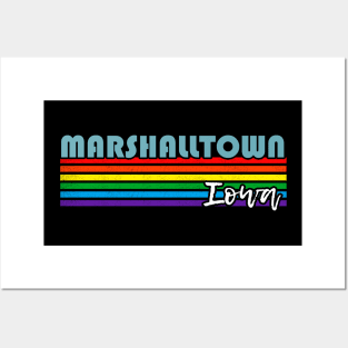 Marshalltown Iowa Pride Shirt Marshalltown LGBT Gift LGBTQ Supporter Tee Pride Month Rainbow Pride Parade Posters and Art